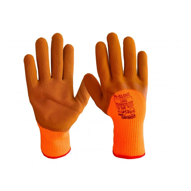 Rękawice ocieplane M-GLOVE L3001 oblane 3/4