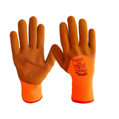 Rękawice ocieplane M-GLOVE L3001 oblane 3/4