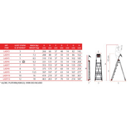 Drabina LADY9
