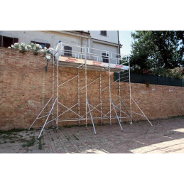 Rusztowanie TOP SYSTEM FARAONE 135x180cm wysokość robocza 12,40 m