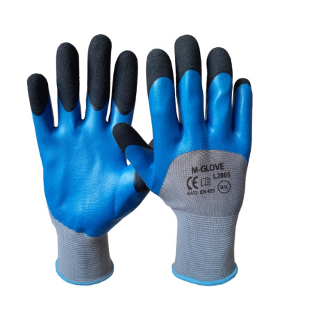 Rękawice powl lateks L2005 oblanie 3/4