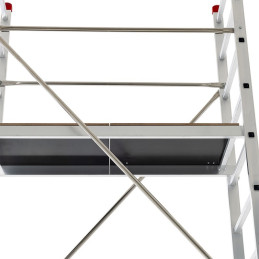 Minirusztowanie aluminiowe 60x140cm z podestem, wysokośc rusztowania 2m