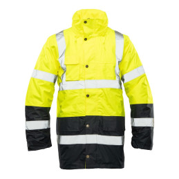 Kurtka ostrzegawcza BENEFIT PARKA HI-VI żółta