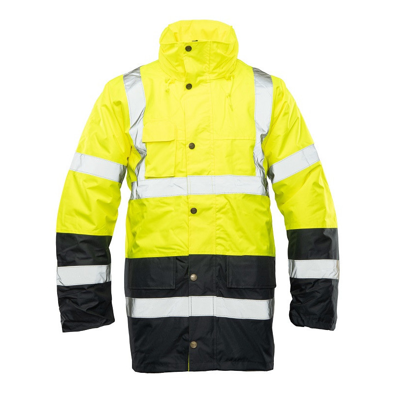 Kurtka ostrzegawcza BENEFIT PARKA HI-VI żółta