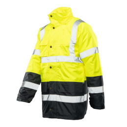 Kurtka ostrzegawcza BENEFIT PARKA HI-VI żółta