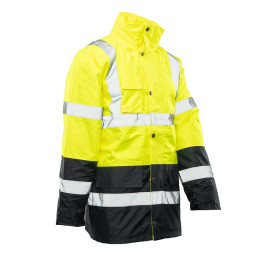 Kurtka ostrzegawcza BENEFIT PARKA HI-VI żółta
