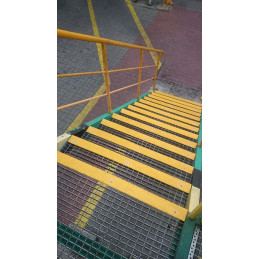 Nakładka na krawędź stopnia żółta 4mm