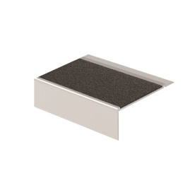 Antypoślizgowa nakładka aluminiowa czarna jednostronna 2 mm