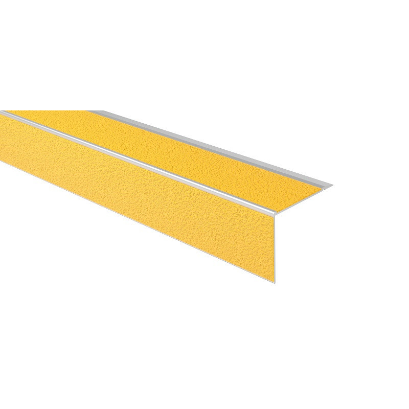 Antypoślizgowa nakładka aluminiowa żółta dwustronna 2 mm