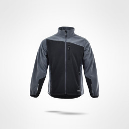 Bluza polar COMFORT PLUS czarno-szary