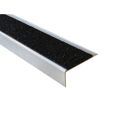 Nakładka antypoślizgowa aluminiowa czarna jednostronna 2 mm