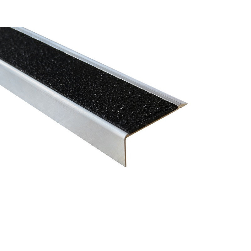 Nakładka antypoślizgowa aluminiowa czarna jednostronna 2 mm