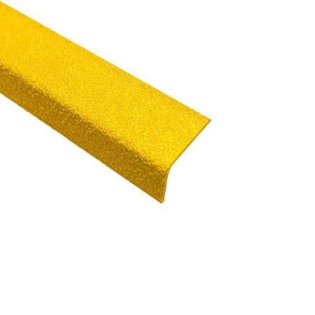 Nakładka na krawędź stopnia frezowana żółta 4mm