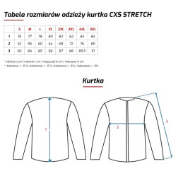 Kurtka softshell CXS STRETCH czarny