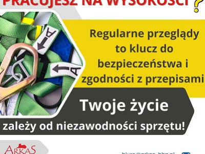 Przeglądy sprzętu do pracy na wysokości