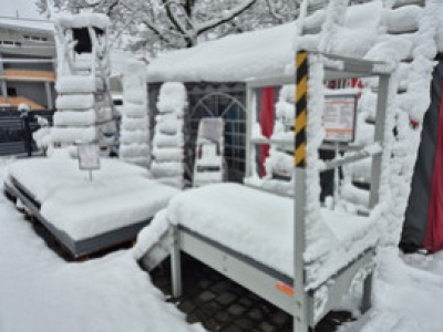 Zimowe warunki vs drabiny FARAONE